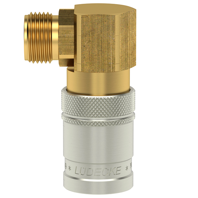 ESDF-KUPPLUNG OHNE VENTIL DN 9 - M 16 X 1,5 - ABGANG 90° ESDF-KUPPLUNG OHNE VENTIL DN 9 - M 16 X 1,5 - ABGANG 90°